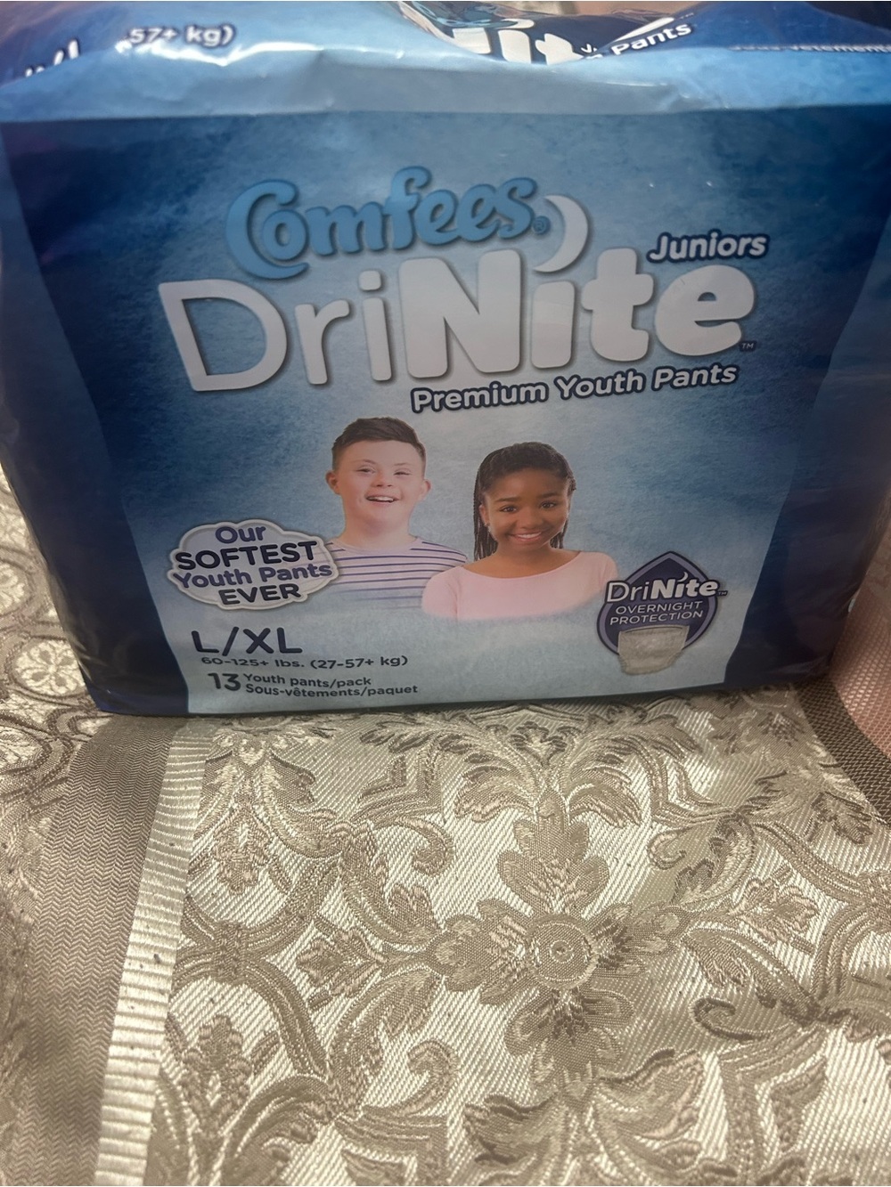 Comfees DriNite Juniors Premium Youth Pants - Blue - L/XL